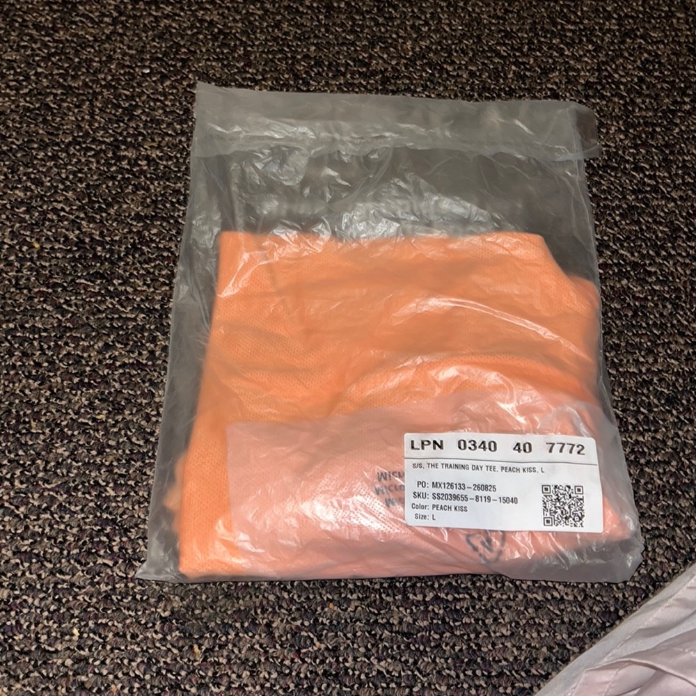 The Training day tee, PEACH kiss, Large Size